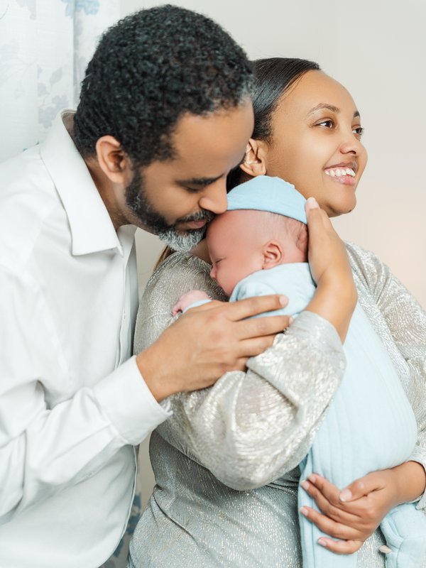 Kevin Socola Films newborn lifestyle photography Northern Virginia multicultural couple intimate